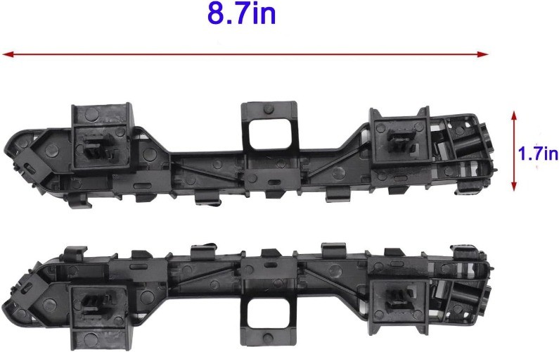Front Bumper Bracket Front Left Driver and Right Passenger Side Bumper Cover Bra