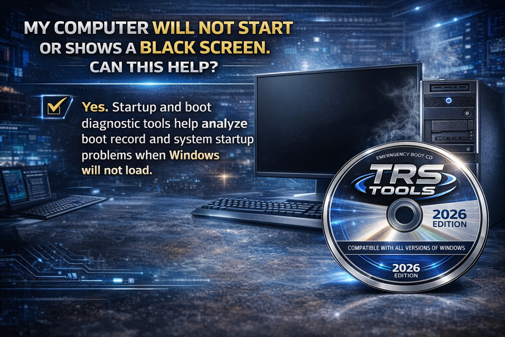 Windows Boot Repair & Recovery DVD | Fix Startup Errors, Disk Diagnostics