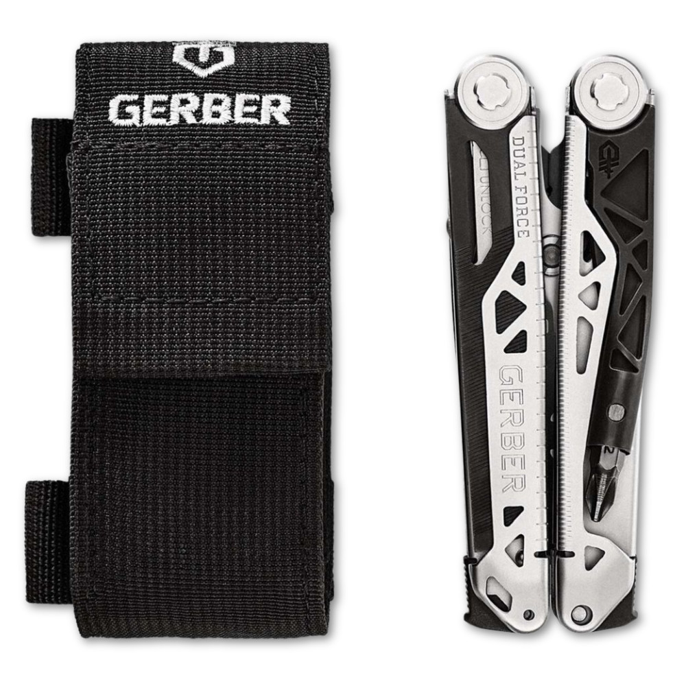Gerber - Dual-Force Multi-Tool | Stainless/Black