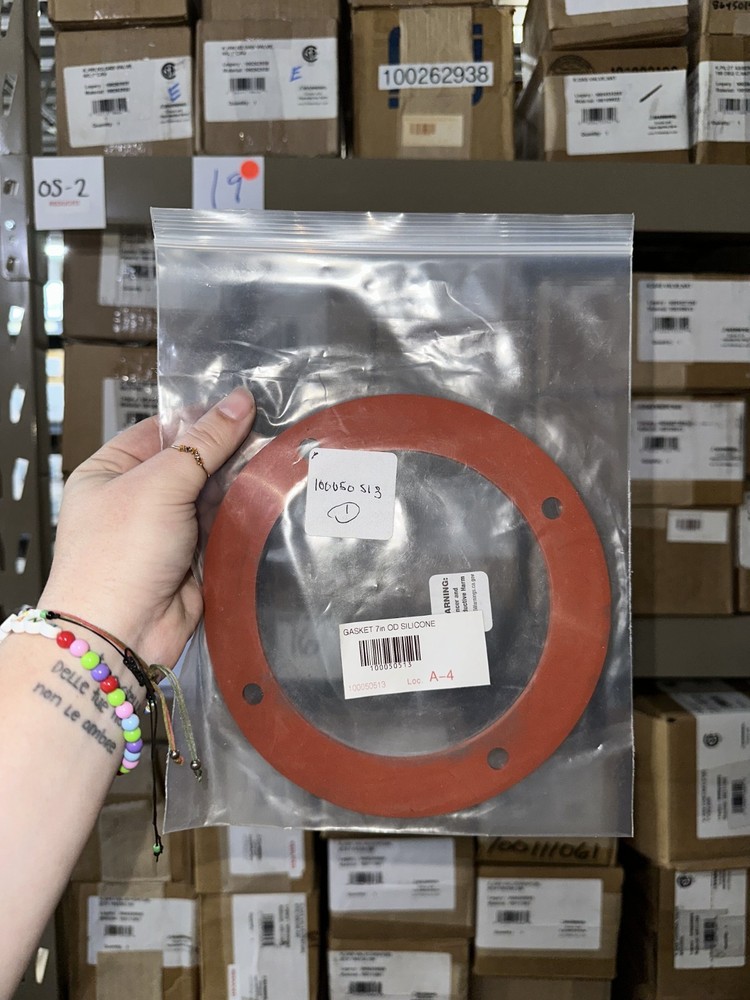 100050513 | 192331-000 | A.O. Smith Burner Gasket - 7in OD Silicone