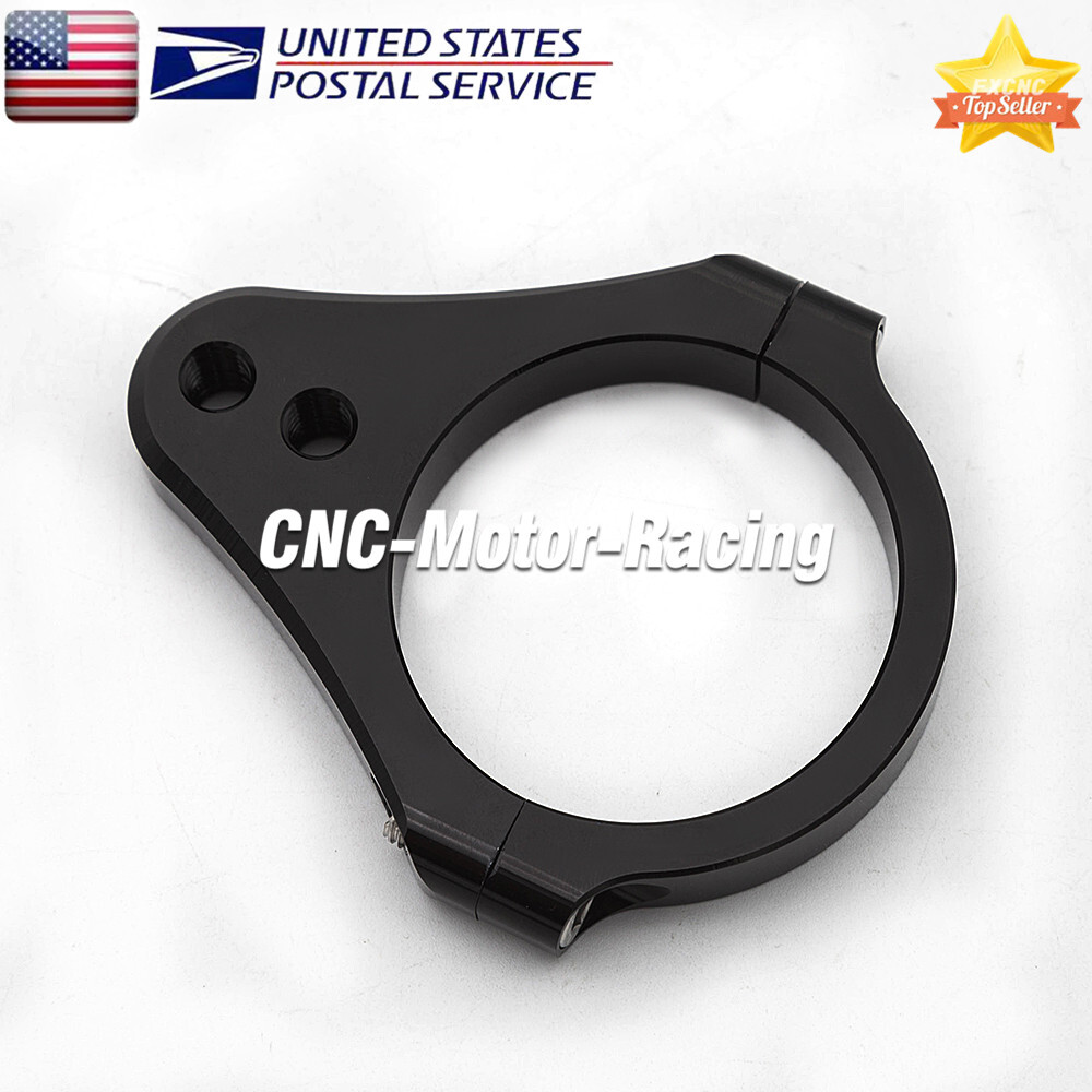 52mm CNC Universal Steering Damper Fork Frame Mount Clamp Bracket Holder Racing