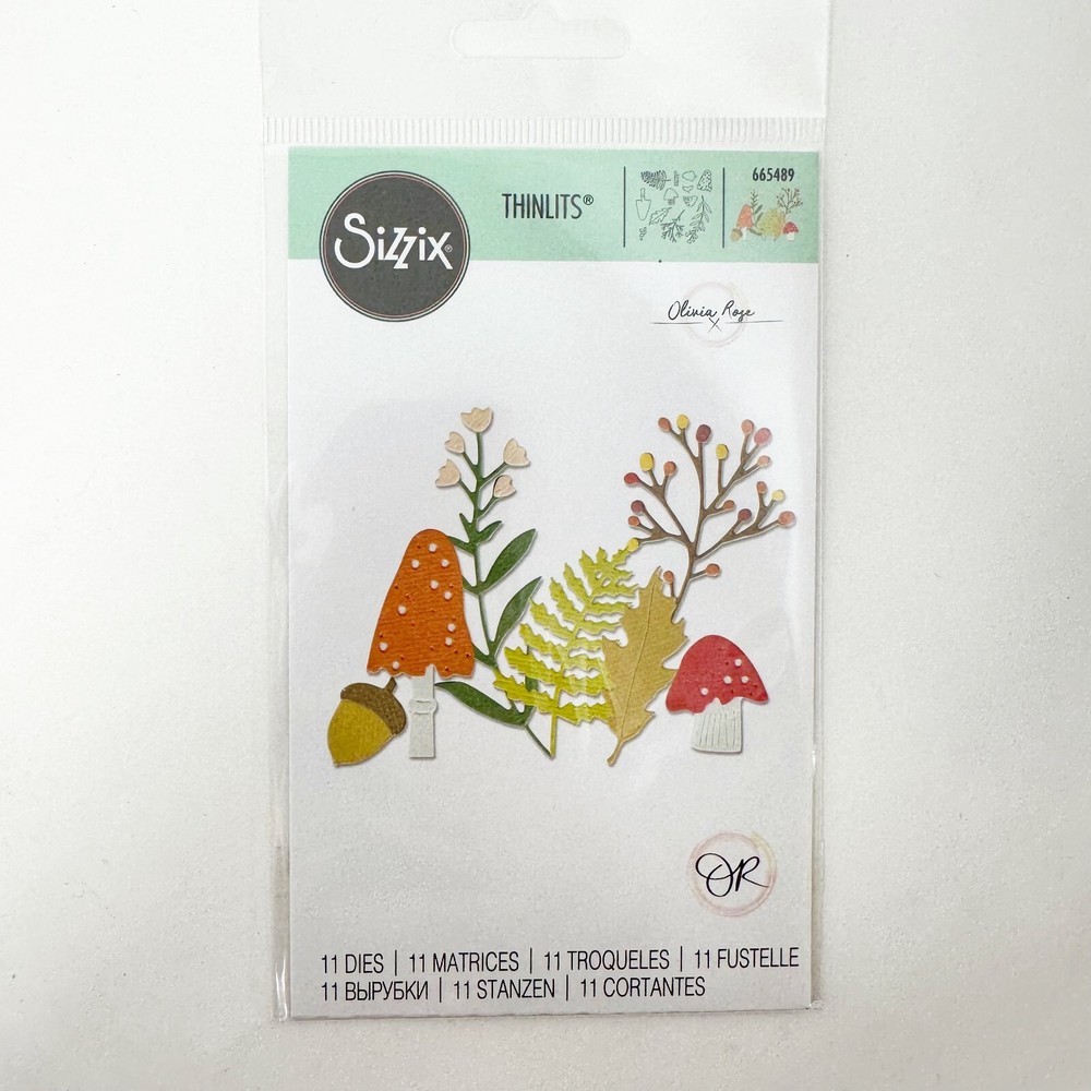 Sizzix Thinlits Christmas Winter Cutting Dies Woodland Critters Bundle NEW