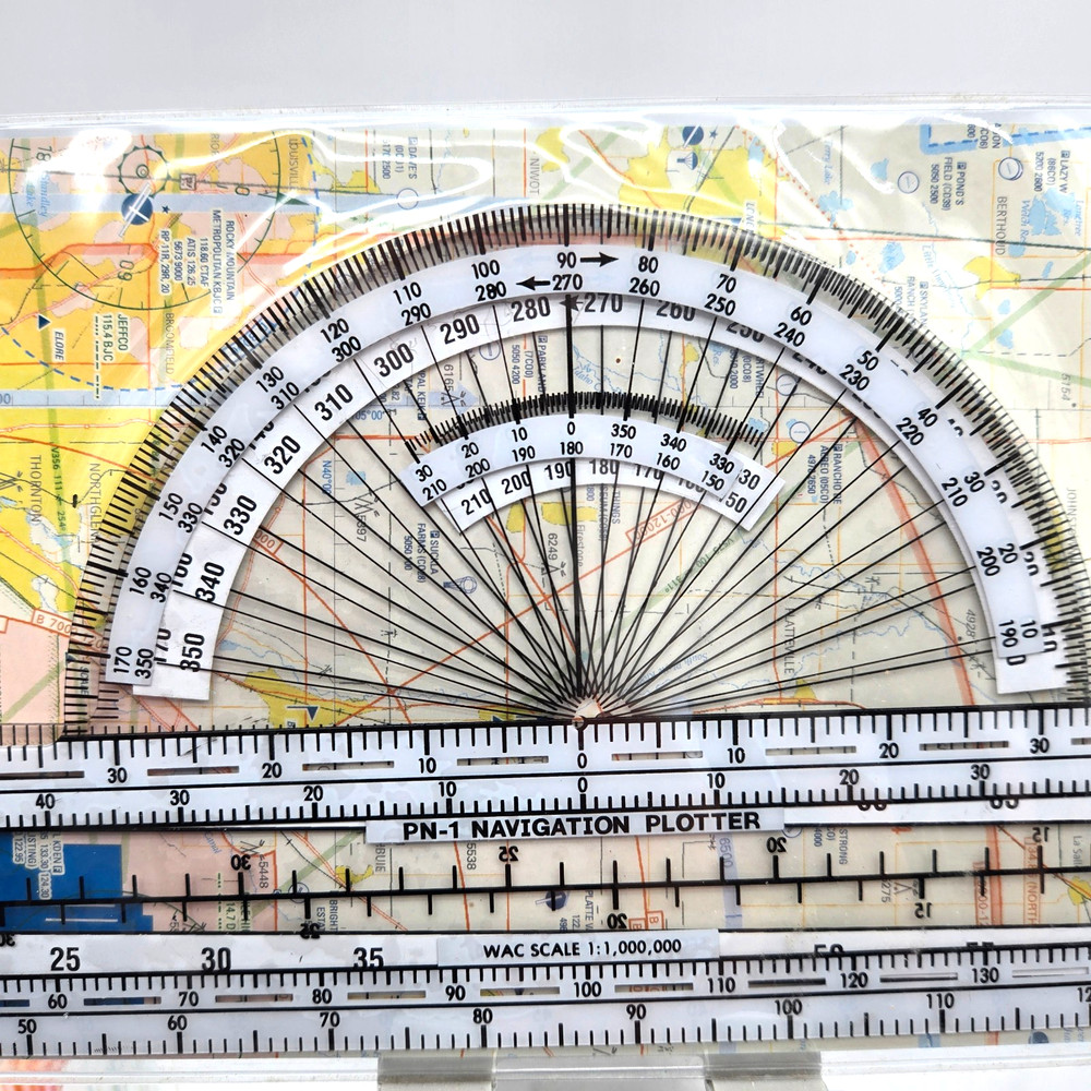 Jeppesen Navigation Plotter PN-1 Vintage