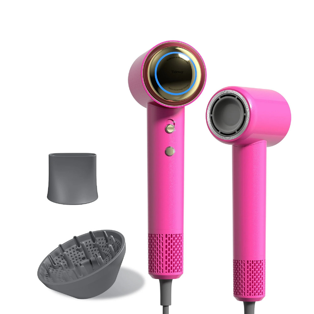 Tideway H11 Hair Dryer with Diffuser, Pink