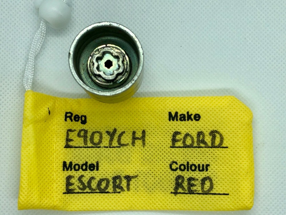 Locking Wheel Nut Bag Storage Pouch x 100