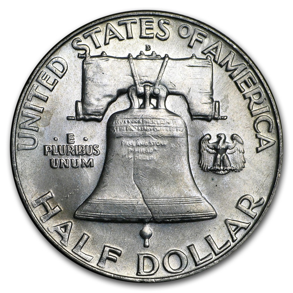 1957-D Franklin Half Dollar BU