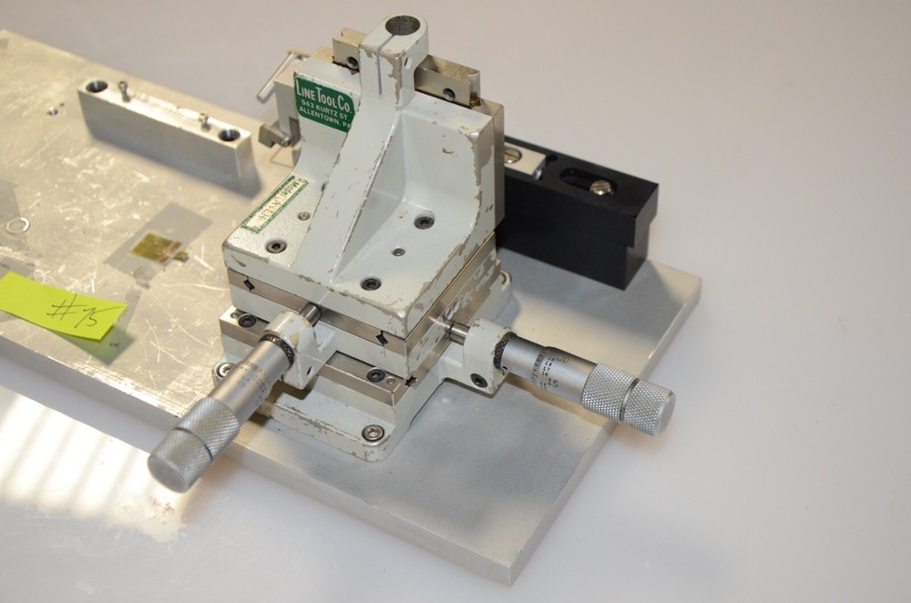 Line Tool A LH 3 Axis Linear Stage Starrett Micrometers & Fixture