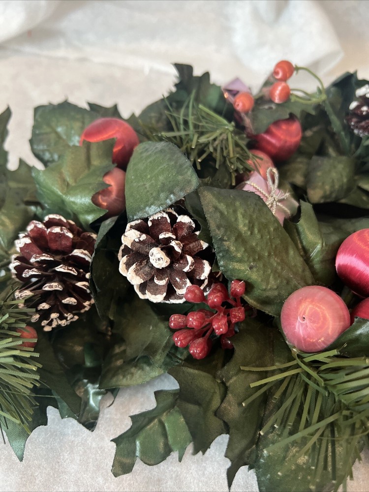 Christmas Candle Holder Mauve
