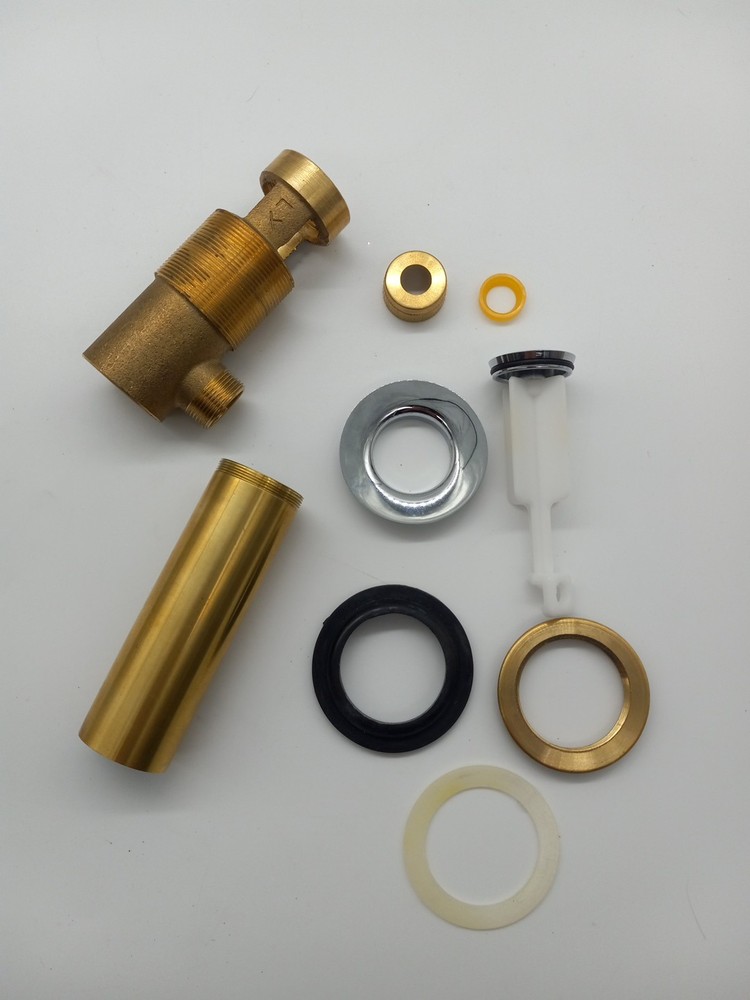 Brass & Chrome Pop Up Tub Or Sink Assembly 1 1/2" Pipe Assembly Only