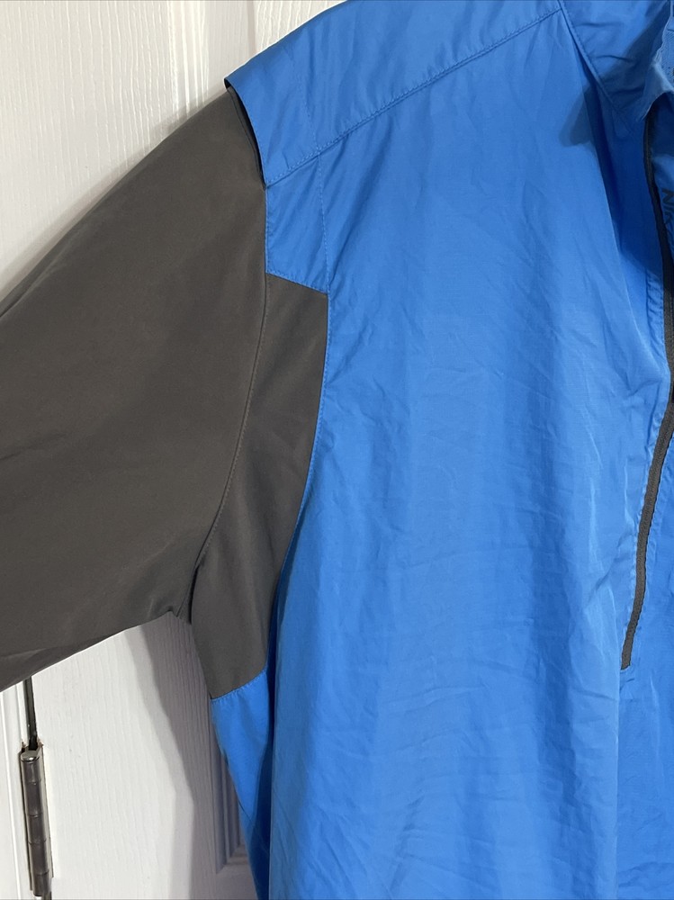 NIKE GOLF Mens Hyperadapt Shield Windproof JACKET, Size XL, 683068, Blue Gray