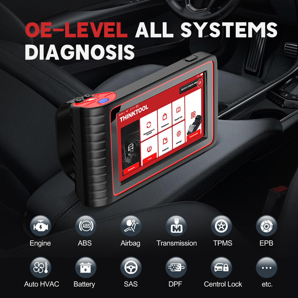 THINKCAR THINKTOOL OBD2 All System IMMO Auto Diagnostic Scanner Tool Code Reader