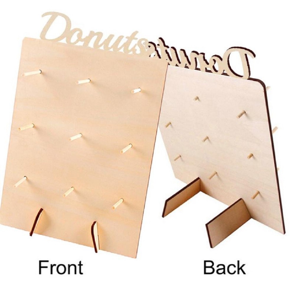 Table Donuts Stand Board DIY Dessert Frame Support