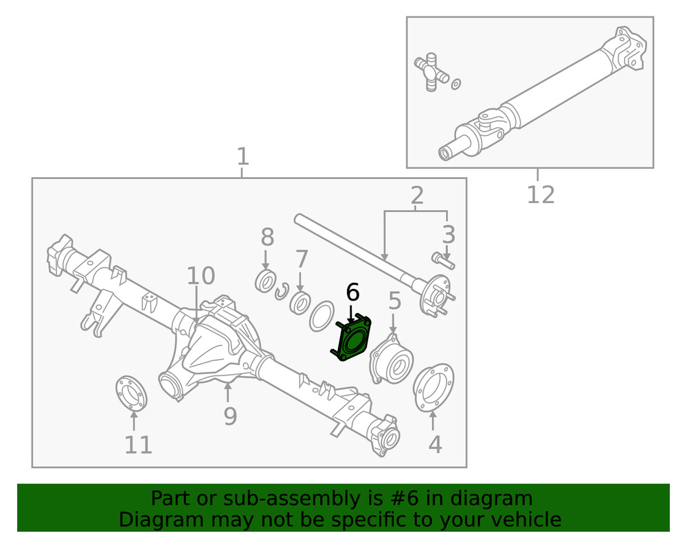 Genuine Nissan Bearing Support 43082-EB00A