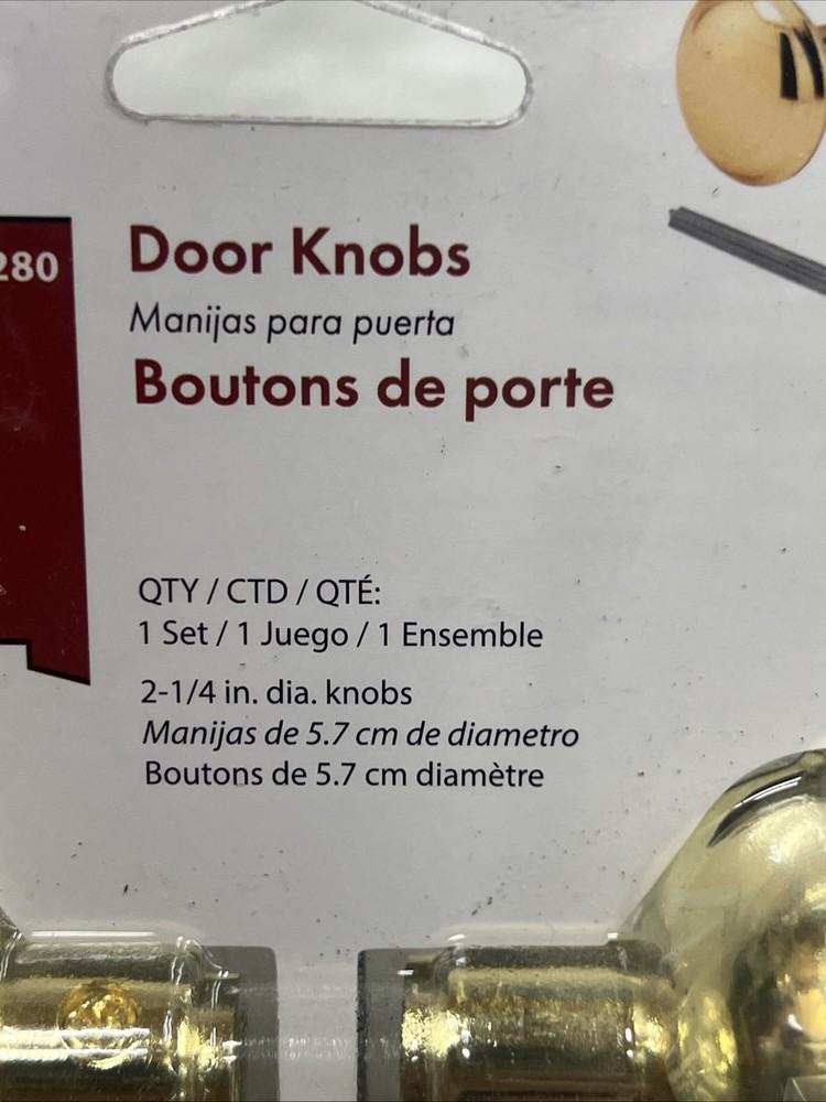 Prime Line Defender Security Entry Door Knobs #E 2280