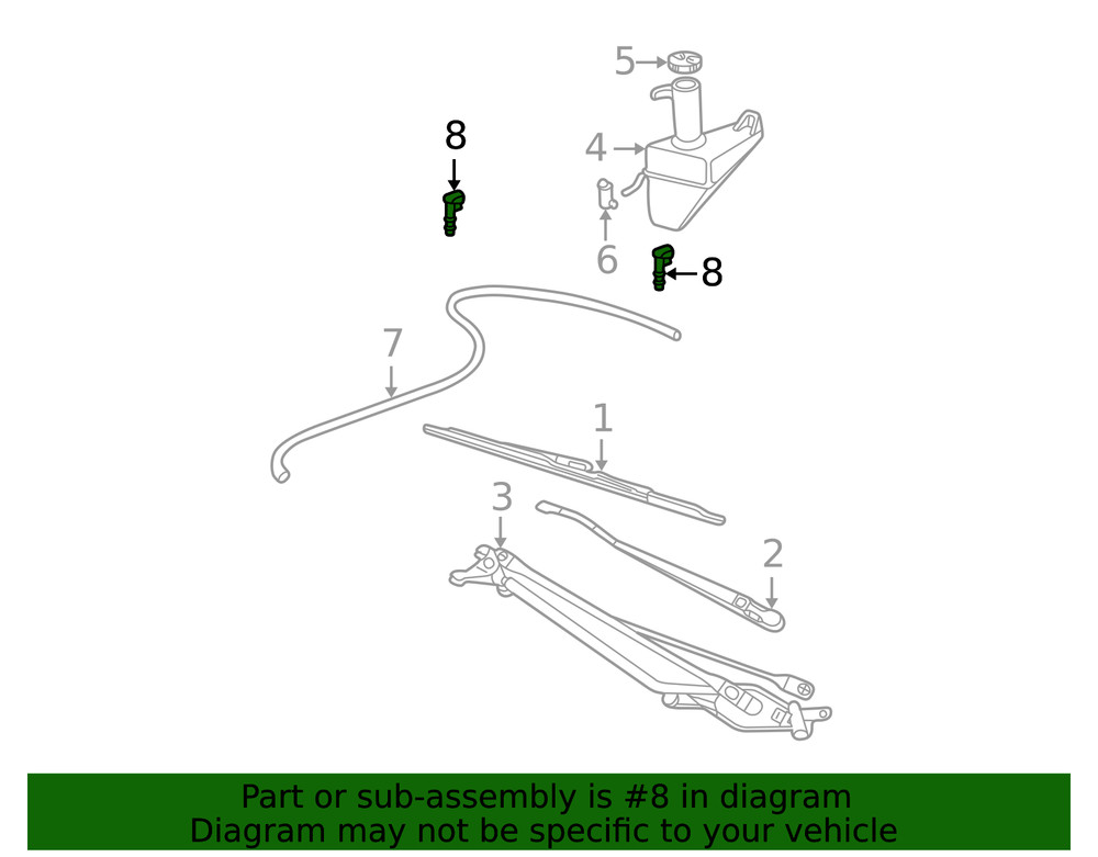 Genuine Ford Nozzle 1C3Z-17603-AA