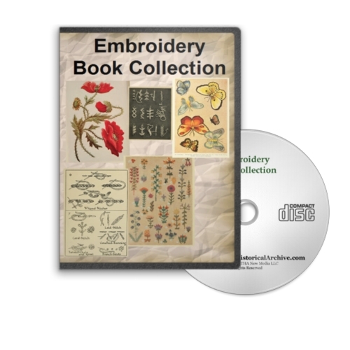 Embroidery Making Techniques Needlework Stiching Patterns - 44 Books on CD B399