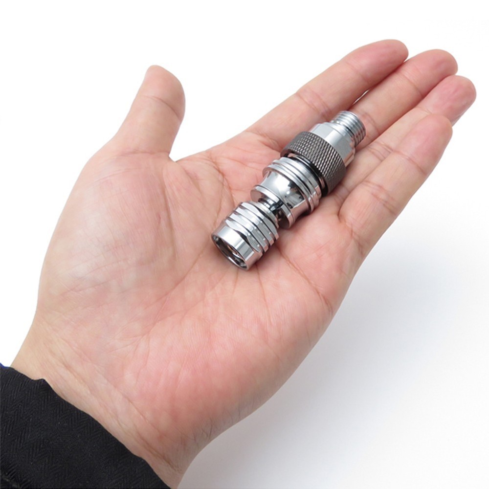 Diving full face secondary head adjuster self-locking connector adapter
