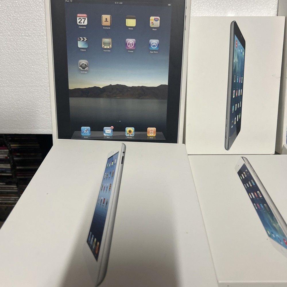 Lot Of 6 Apple iPad Empty Boxes