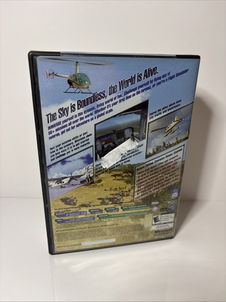 Microsoft 2006 Flight Simulator X Deluxe Edition PC Game Windows