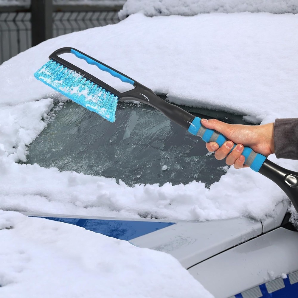 Snow Brush and Ice Scraper for Car Windshield,26.4" Window Scraper Deicer for...