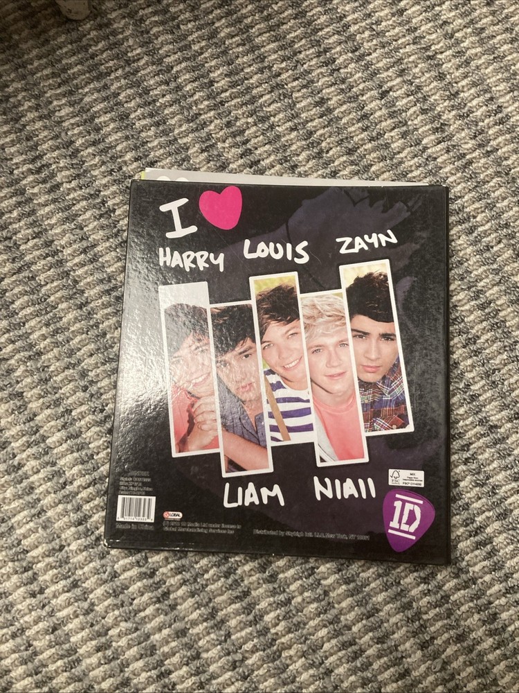 One Direction Lobal Binder With 4 Folders 2012