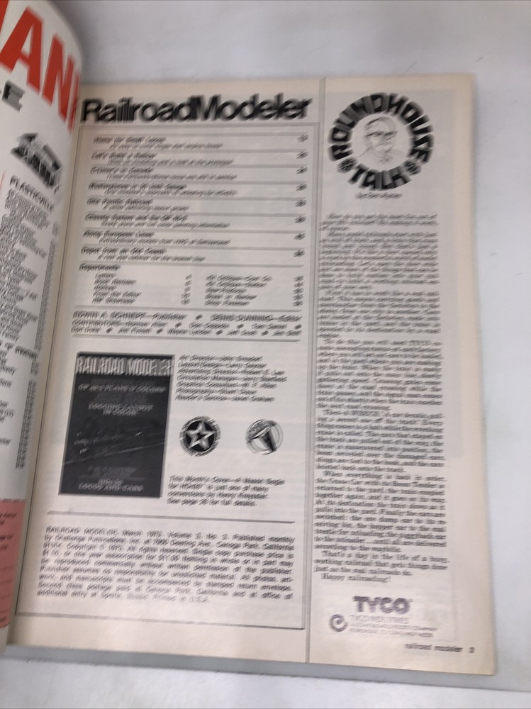 Railroad Modeler Magazine March 1973