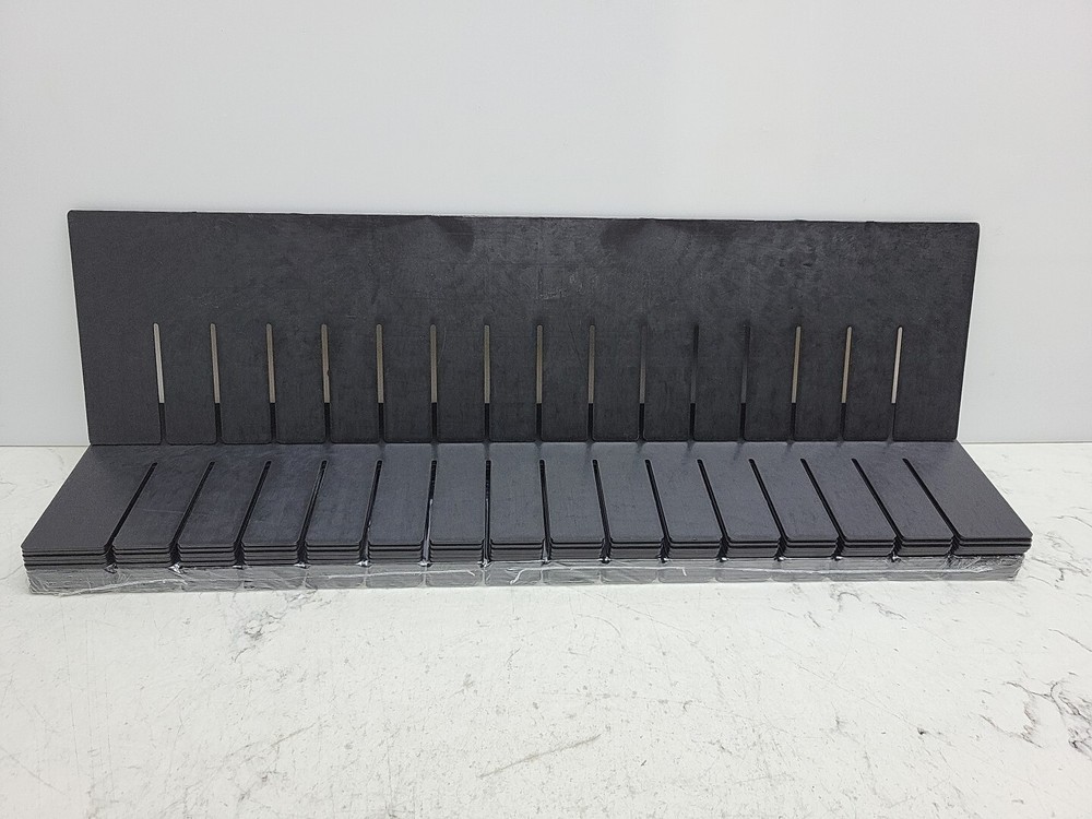 12 Pack Quantum Storage Systems DL93060 Divider 21" Black