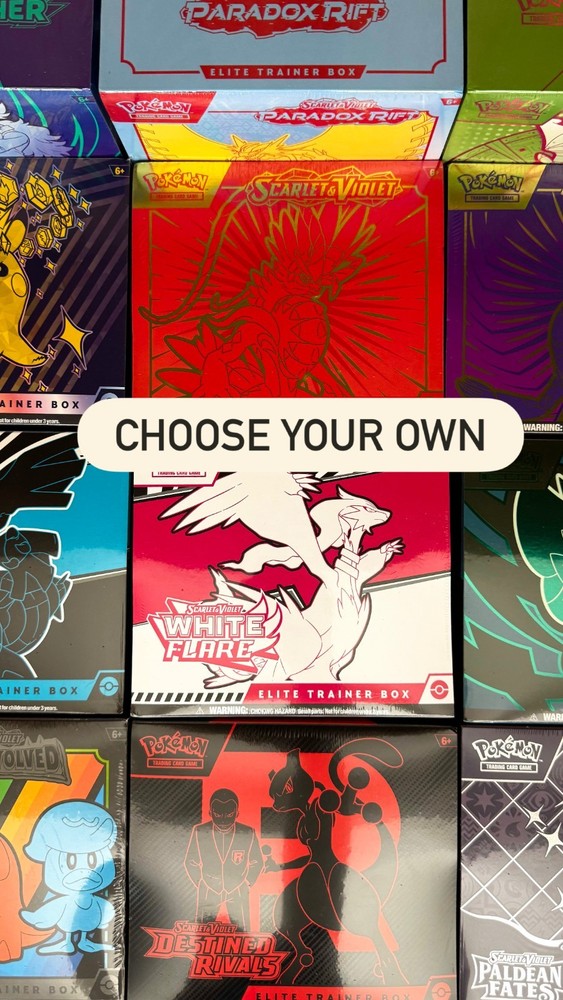 Pokemon ETB Booster Box Bundle – Pick Your Set – Sealed – Save 10%