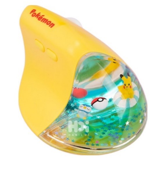 Pokemon Genuine Pikachu Bluetooth Vertical Mouse 2.4Ghz Wireless Mouse