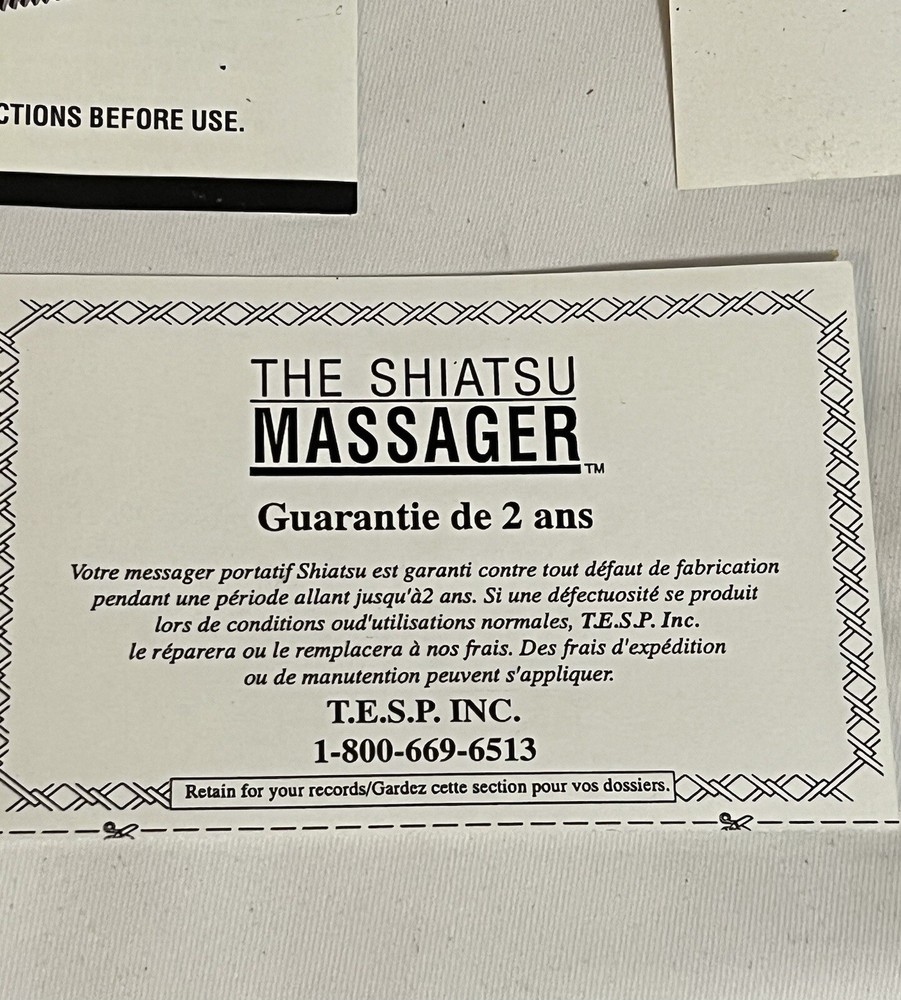 Shiatsu Master Elite Neck Back Massage Device