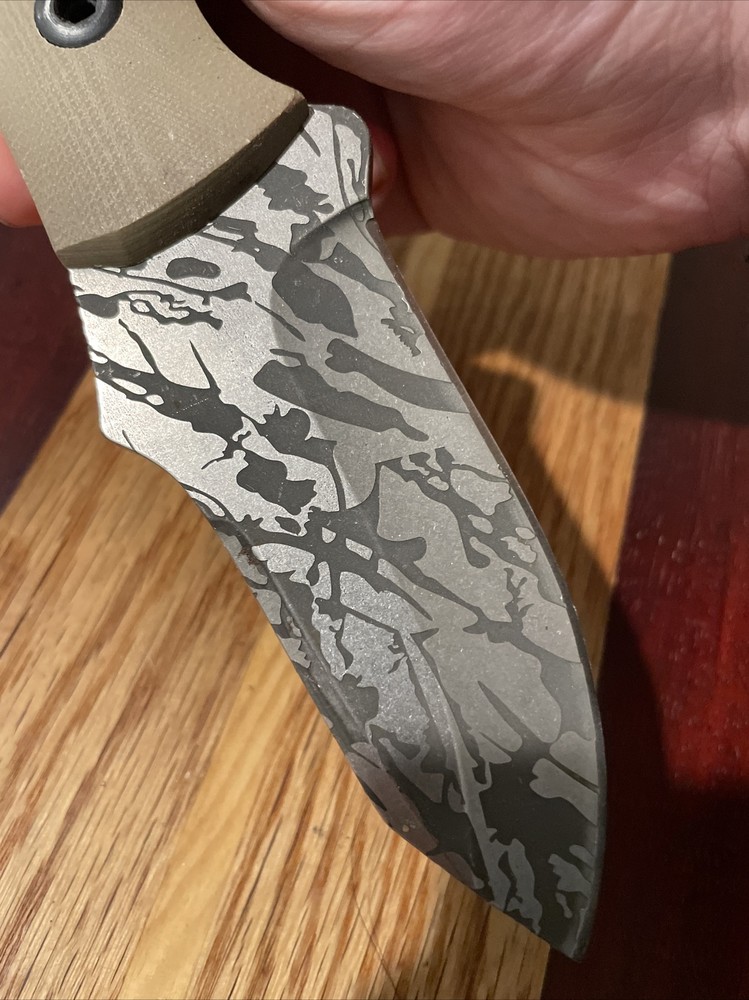 Unknown Maker Beefy Fixed Blade Knife Unmarked MINT