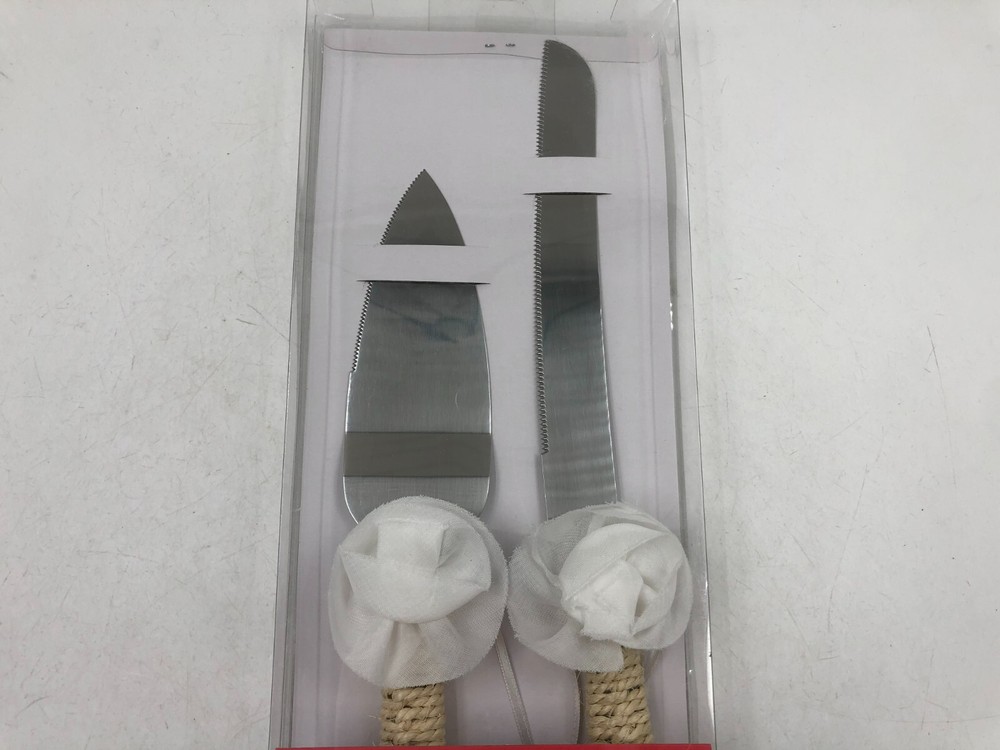 Garter Studio 12In Wedding Cake Knife and Server Set BB02B12027