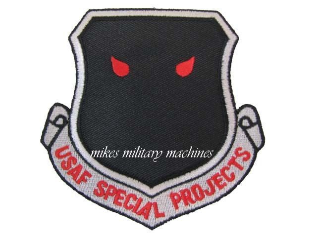 Black Ops Area 51 USAF Intelligence Special Projects NRO A Division Patch New