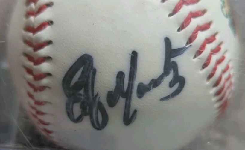 Seattle Mariners 2002 Spring Training Signed Baseball Peoria AZ Autograph No COA