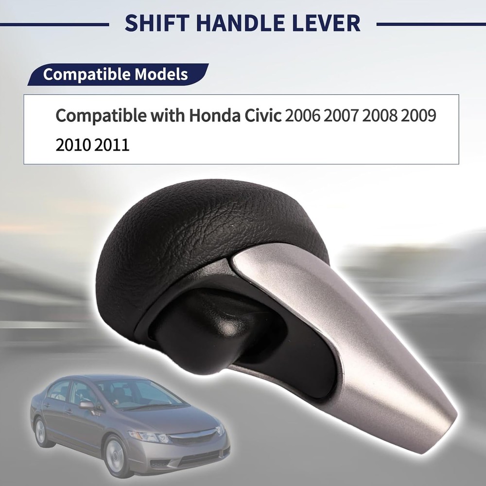 Shifter Knob Handle Gear Shift Handle Lever Compatible with 2006-2011 Automatic