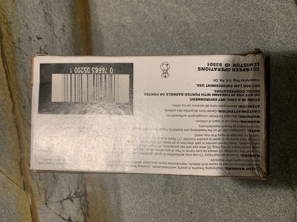 Vintage Blazer 9mm Ammunition Box Empty Clean No Tags