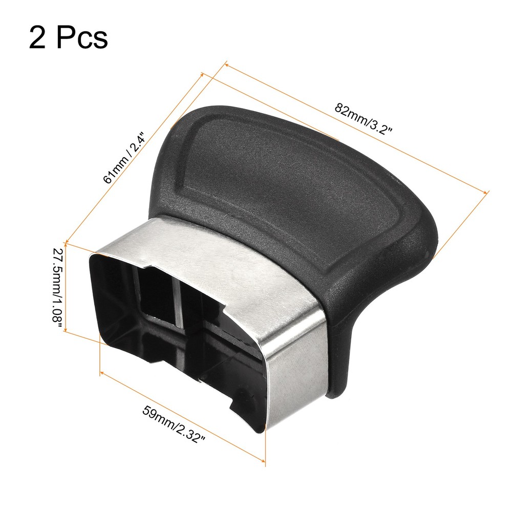2 x Pot Side Handle Replacement 3.2-Inch Pan Steamer Sauce Pot Handle