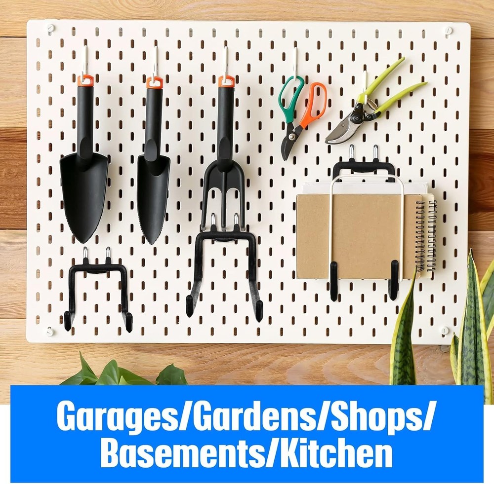 20 Pcs Peg Board Tool Utility Hooks Pegboard Hooks Accessories Heavy Duty Pegboa