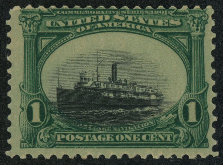 USA Scott# 294, *Sinking Ship*   Mint LH (55048)