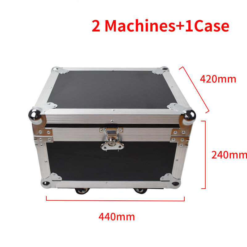 2PCS 750W Large Cold Spark Machine DMX512 DJ Stage Effect with Flight Case