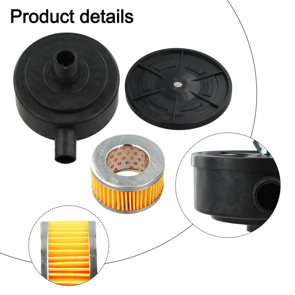 Air Filter Compressor Silencer Muffler Noise Reducer Ring Part Accessories 1 Set