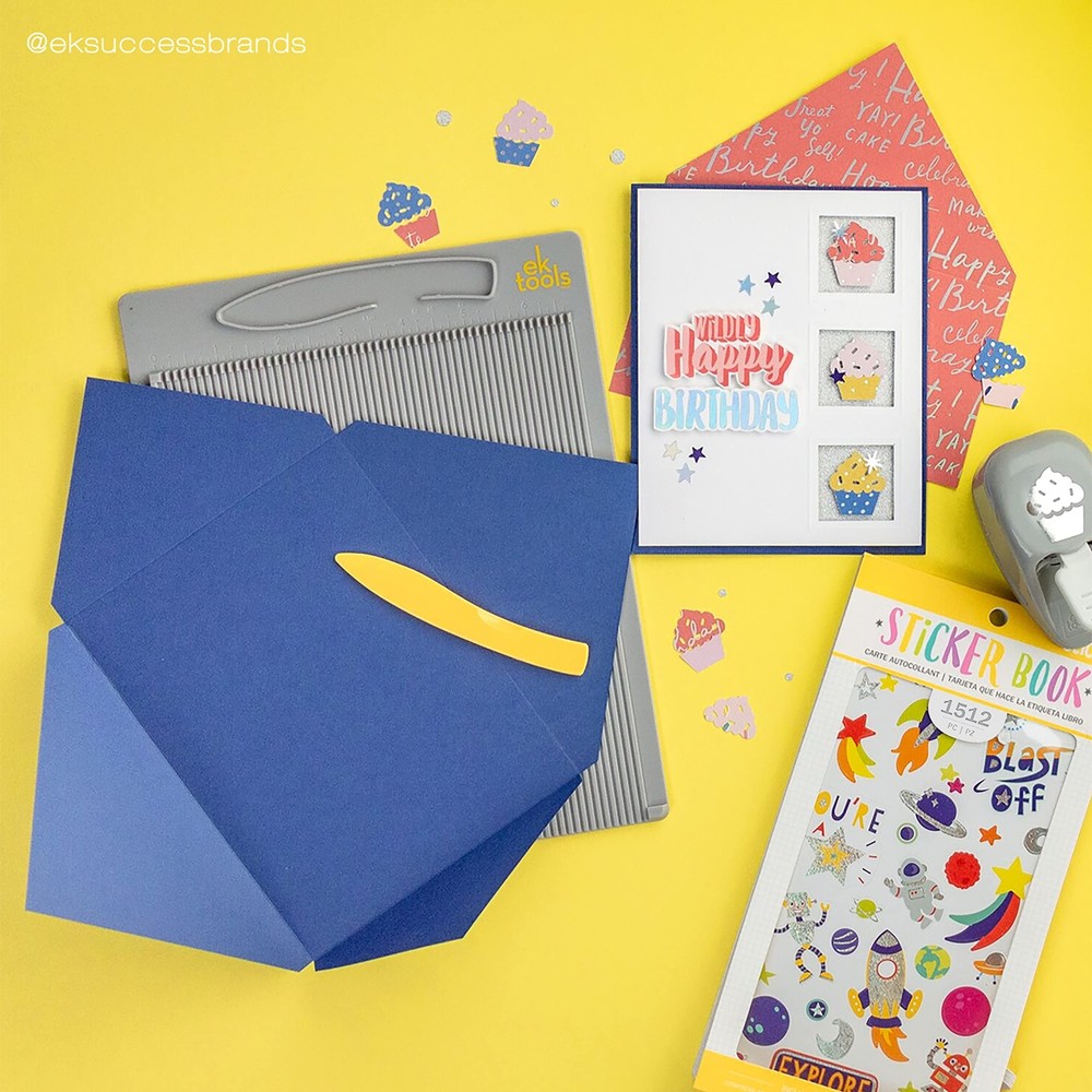 EK Success Tools Mini Scoring Board Bone Folder Card Envelope NEW