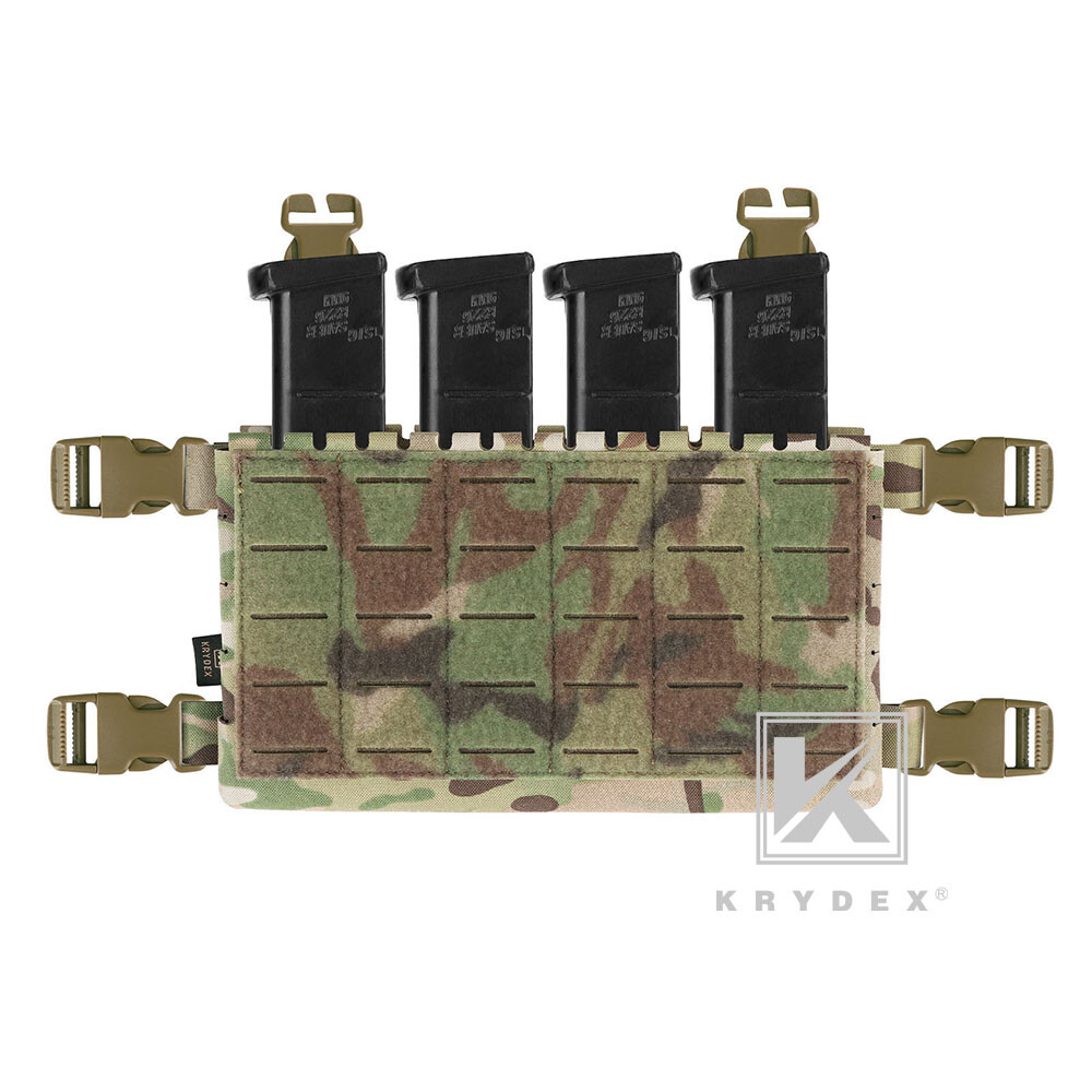 KRYDEX MK5 Tactical Placard Front Panel & Removable Buckle Laser Cut MOLLE