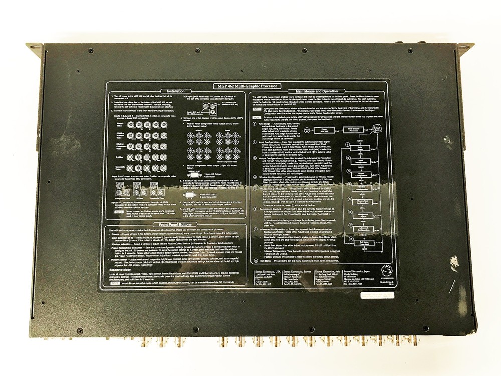 Extron Multi-Graphic Processor MGP-462 PARTS ONLY