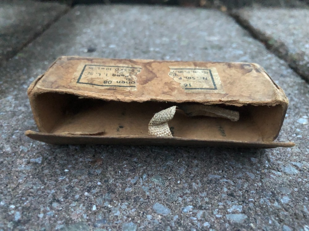 Vintage Ammo Empty Partial Label Box