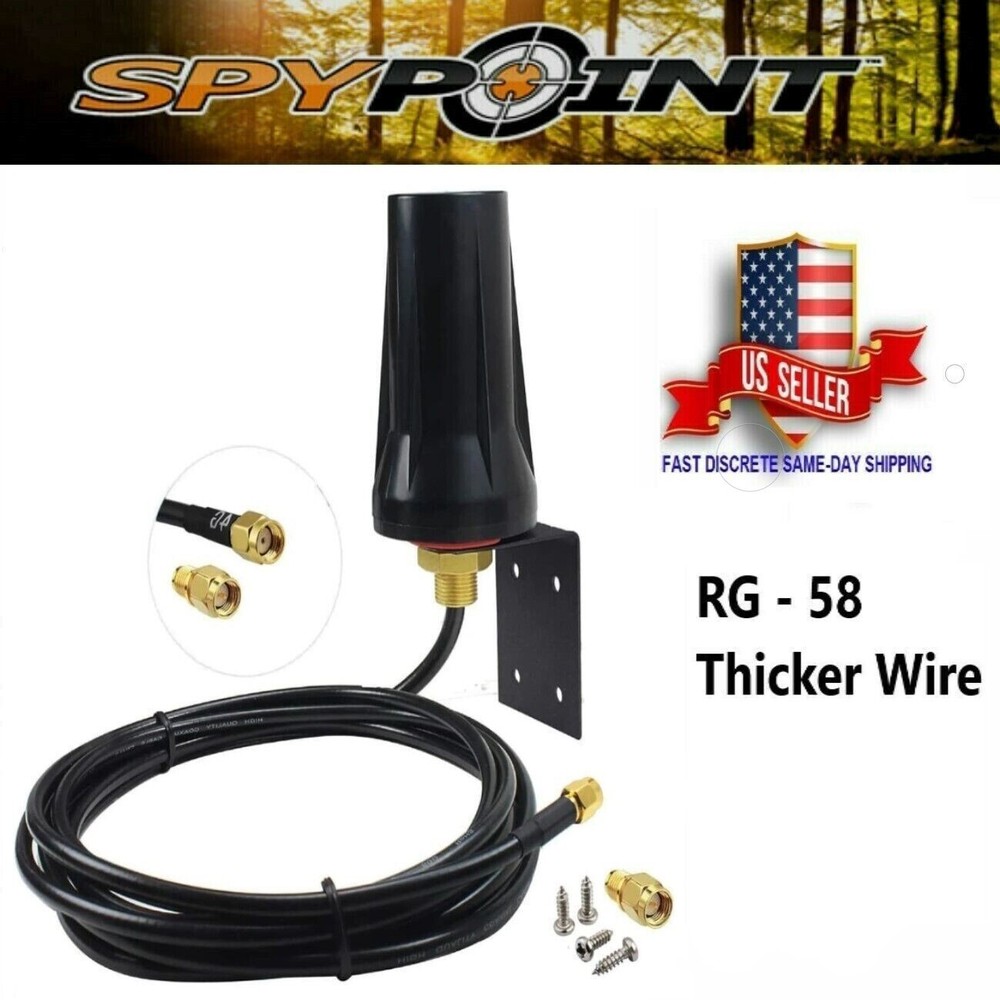 Spypoint Long Range Antenna Link MICRO Evo solar Long Range RG 58 Cable