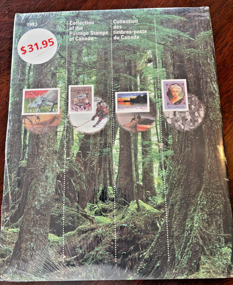 1993 Collection of Canada Postage Stamps, Sealed