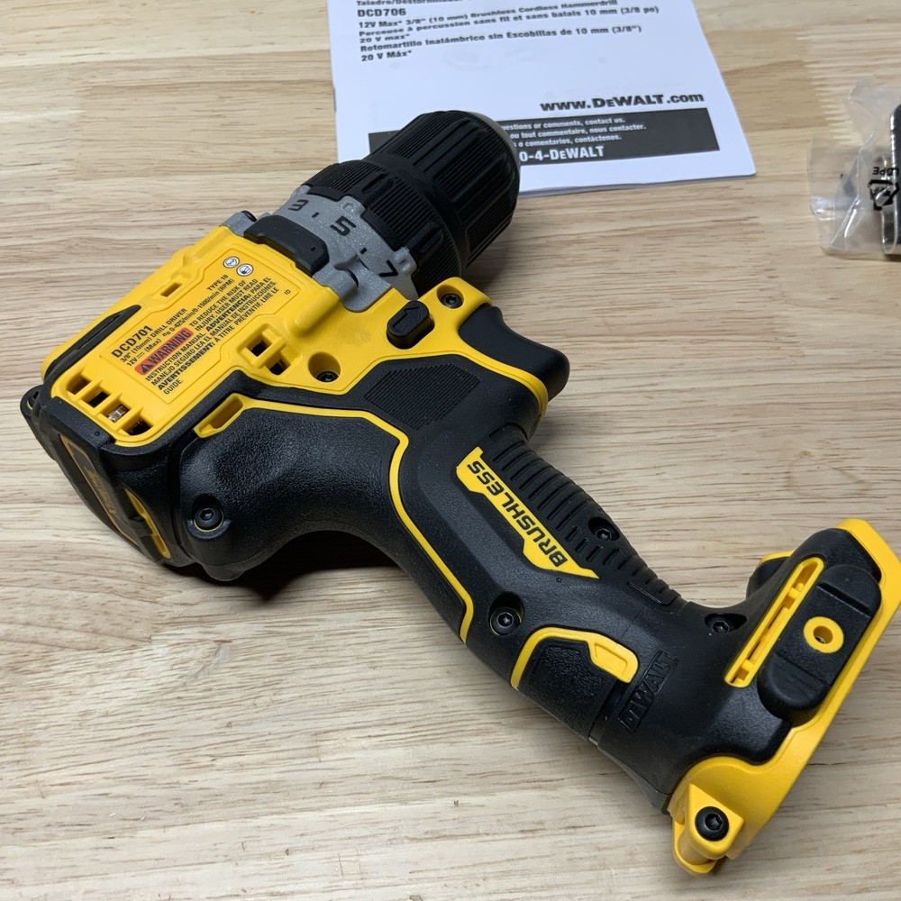 Dewalt XTREME 12v MAX Drill Driver DCD701 NEW FROM KIT
