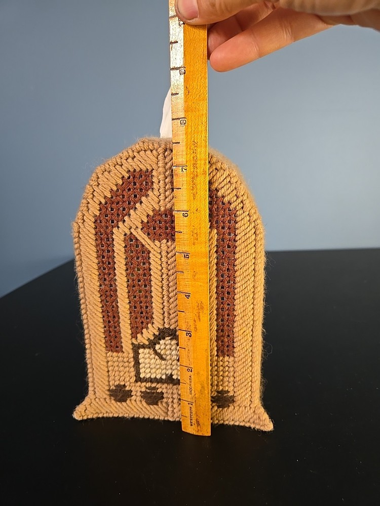 Retro Radio Shape Tissue Cover Box Practical and Cute Handmade