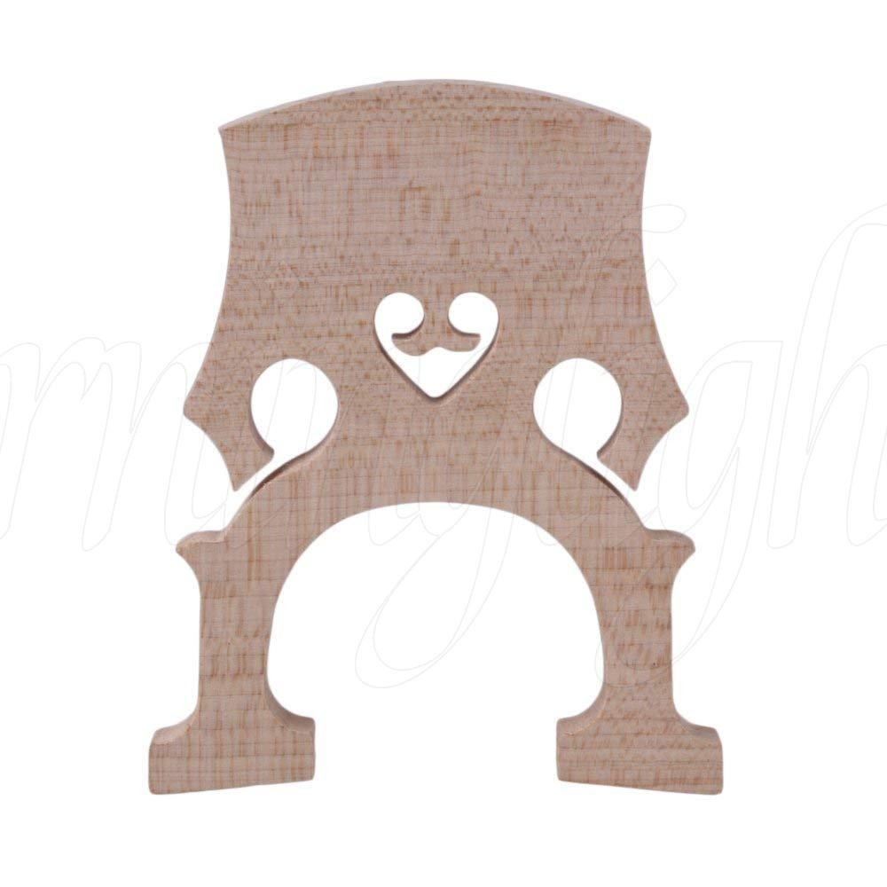 20x Cello Bridge 4/4 Full Size Solid Maple Wood Replacement Cello Parts